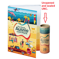 2019 $1 The Great Aussie Coin Hunt Folder & 26 coin Set - TUBE unopened and sealed UNC.