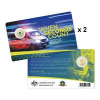 2021 $2 Ambulance C mintmark Royal Australian Mint uncirculated coin x 2