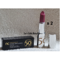 Nutrimetics 50 Years of Beauty nc Hydra Brilliance Lipstick - Frosted Grape x 2