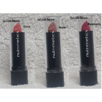 nc Nutrimetics Lipsticks x 3 - Coral, Nude & Raspberry