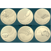 The Great Aussie Coin Hunt 2019 $1 UNC (includes 6 letters from Week 1) A F I M S X