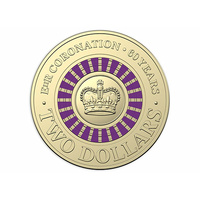 2018 $2 Coronation 60 years (purple)