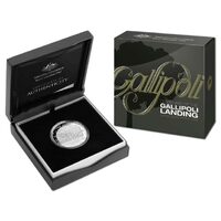 2015 $5 Gallipoli Landing 100th Anniversary 1oz Silver Proof Coin Royal Australian Mint