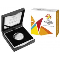 2017 $5 Queen's Baton Relay Silver Proof Coin Royal Australian Mint