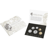 2017 Uncirculated 6 Coin Year Mint Set - Effigy of an Era - Ian Rank-Broadley Portrait Royal Australian Mint
