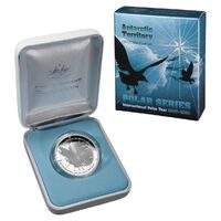 2008 Polar Series International Polar Year $5 Fine Silver Proof Coin - Antarctic Territory