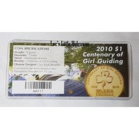2010 $1 Centenary of Girl Guides Uncirculated Coin