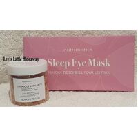 Nutrimetics Luxurious Bath Salts 190g & Eye Mask