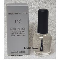 Nutrimetics nc High Shine Nail Lacquer - Base & Top Coat 10ml