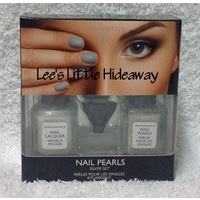 Nutrimetics nc Nail Lacquer Pearls - Silver Set