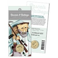 2018 Rascals & Ratbags Australia's Convict Era $1 UNC "M" mint mark (mintmark) coin.