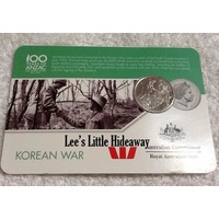 2016 Anzac to Afghanistan 20 cent coin - KOREAN WAR