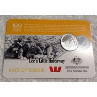 2016 Anzac to Afghanistan 20 cent coin - RATS OF TOBRUK