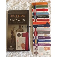 2017 Legends of Anzacs 14 Coin Collection 