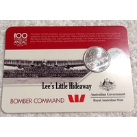 2016 Anzac to Afghanistan 20 cent coin - BOMBER COMMAND