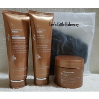 Nutrimetics Nutri-Rich Hair Nourish+ Shampoo, Conditioner & Masque Pack plus FREE GIFTS (Hair Spray and wrap)!