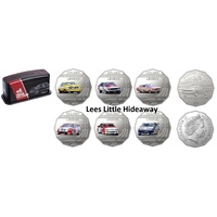 2018 Holden Motorsport 7 Coin Collection with collectors tin