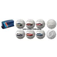 2018 Ford Motorsport 7 Coin Collection with collectors tin