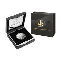 Invictus Games Sydney 2018 $5 Fine Silver Selectively Gold Plated Proof Coin