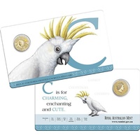 2015 Alphabet Collection Letter C $1 Coloured Frosted Coin RAM